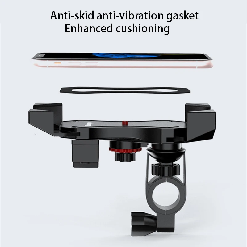 Держатель для телефона 360 А USB с функцией быстрой зарядки поворотный на мобильный