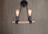 american retro creative industrial wind rope wall lamp living room bedroom corridor stairs balcony porch led wall lamp