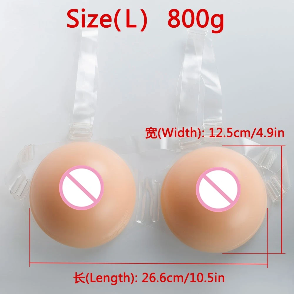 

800g circular silicone breast forms Silicone boobs Forms for crossdresser CD transvestites transsexuals Silicone Breast