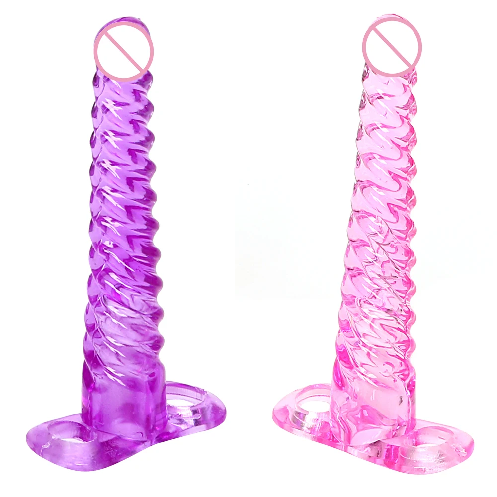 VATINE Jelly Screw Texture Anal Plug Silicone Prostate Massager G-spot Long Butt Plugs Sex Toys for Woman Men Gay Adult Products | Красота и