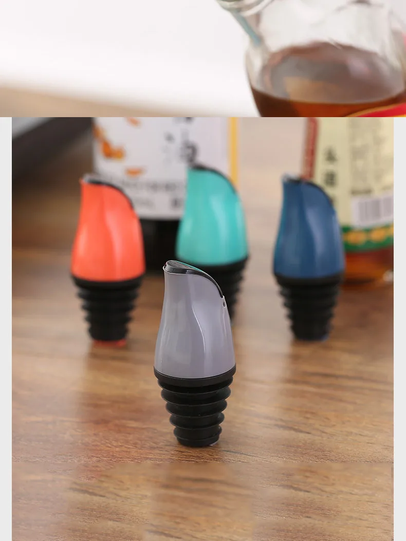 

Vacuum Funny Wine Stopper Small Bottle Plastic Colorful Wine Stopper Bar Tools Bouchon Bouteille Kitchen Accessories DM50WS
