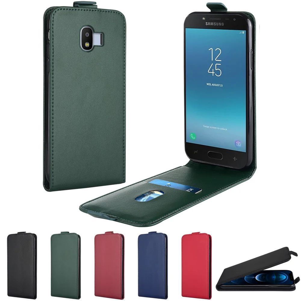 Leather Flip Case for Samsung J2 Pro 2018 J3 2017 J4 J6 Plus J5 J7 Prime 2016 Neo Nxt M10 M10s M11 M12 M20 M40 Phone case