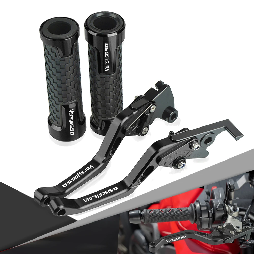 

For kawasaki VERSYS650 VERSYS 650 650cc 2009-2014 2013 2012 2011 2010 2009 Motorcycle Brake Clutch Levers Handlebar Grips Ends