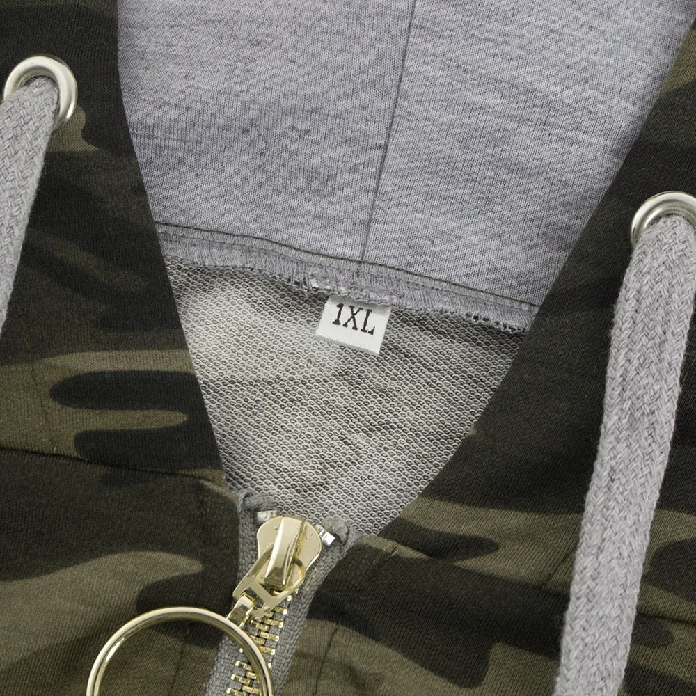 Пальто и куртки размера плюс женская верхняя одежда камуфляжной расцветки