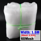 Защитная сетка для теплиц, сельскохозяйственных культур, 60 ячеек, ширина: 1,5 м