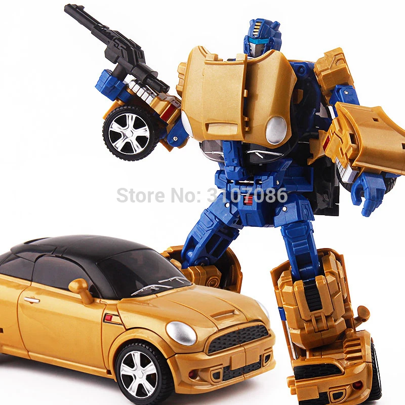 WJ Transformation TW Justice Throttlebot Team Glodbug Chase Rollbar Wideload Freeway Searchlight 6 в 1 фигурка робота
