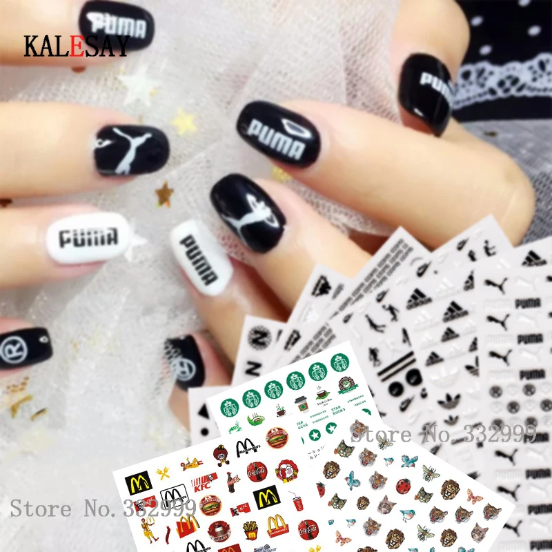 Наклейки для дизайна ногтей спортивные самоклеящиеся наклейки маникюра все
