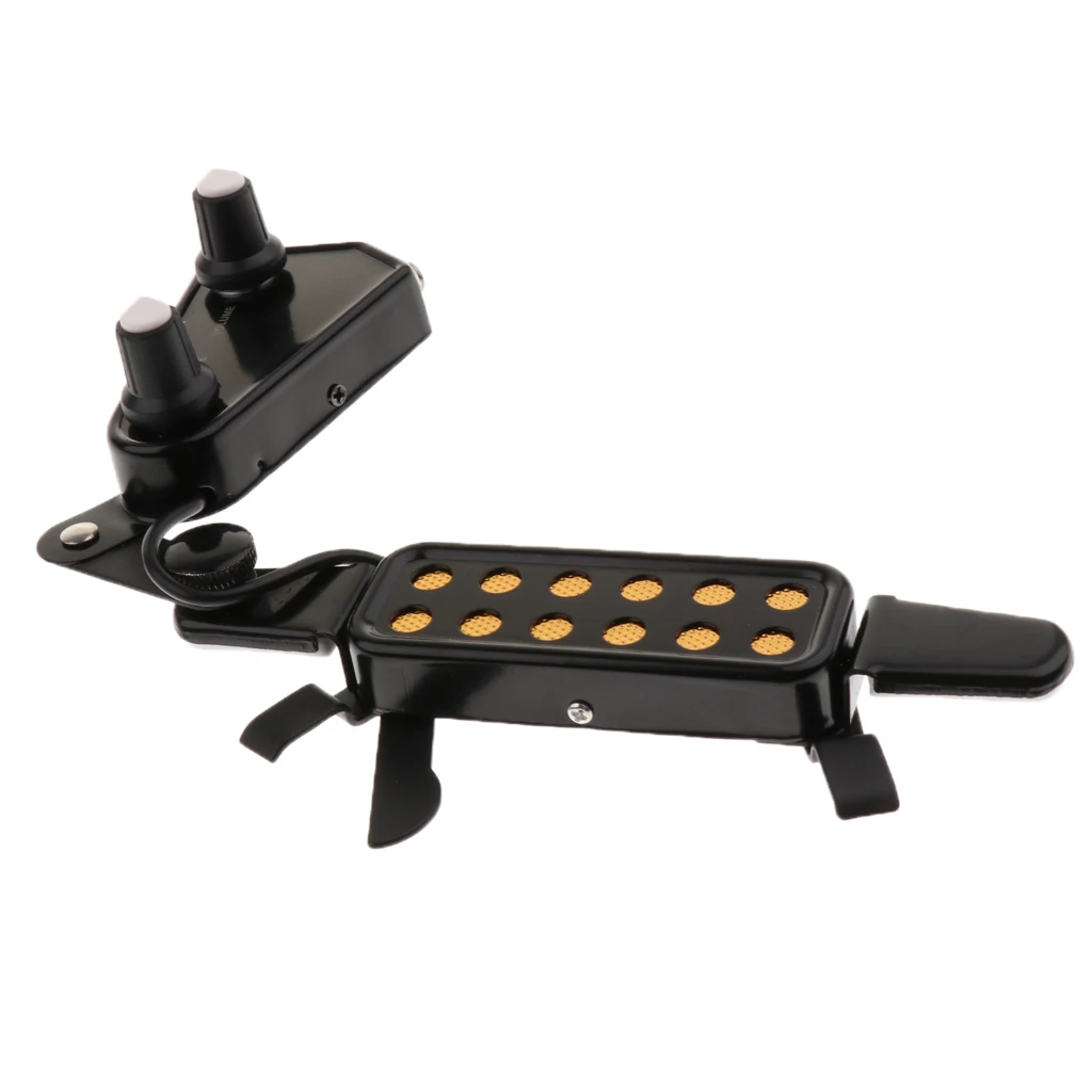 

Durable Guitar Sound Hole Pickup with Tone Volume Control & 250cm Cable