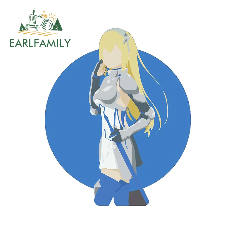 EARLFAMILY 13 см x 10 6 для Danmachi Мультяшные виниловые наклейки автомобиля Наклейка на