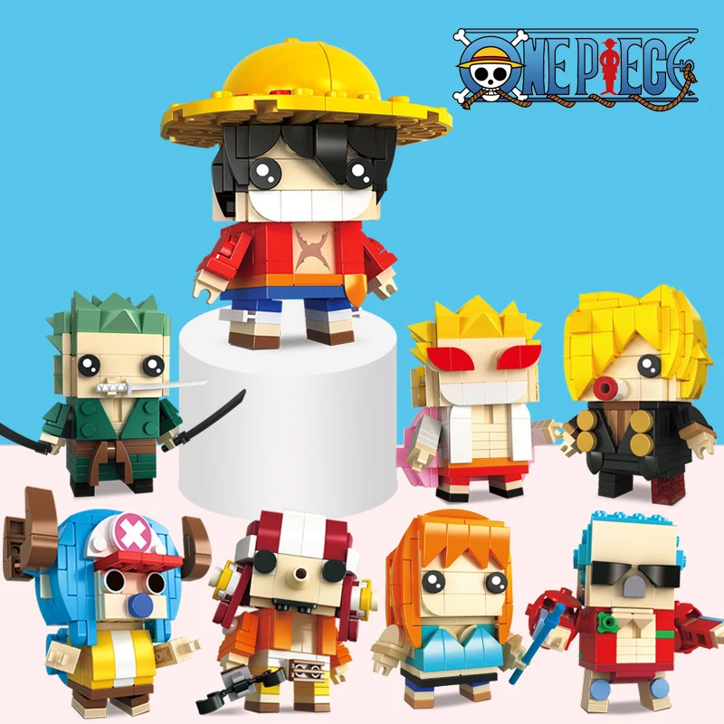 

Anime Characters DIY Model Building Blocks Boy Toys Cartoon Action Character Series Assembling Building Module Children's Toys