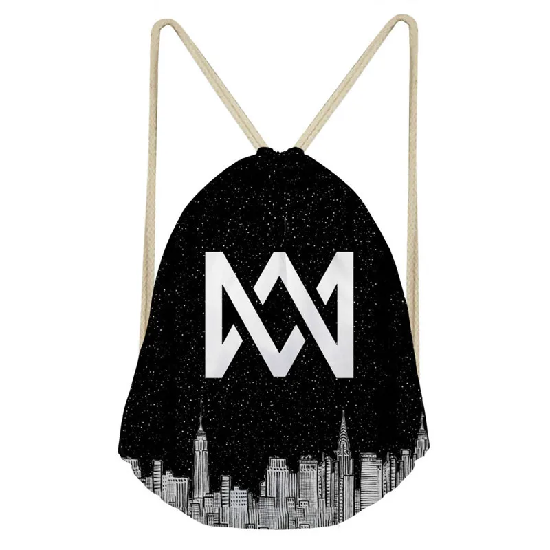 ThiKin Маркус и Мартинус Drawstring Детская сумка-рюкзак для девочек-подростков небольшие мешки для хранения ежедневный Рюкзак Mochila