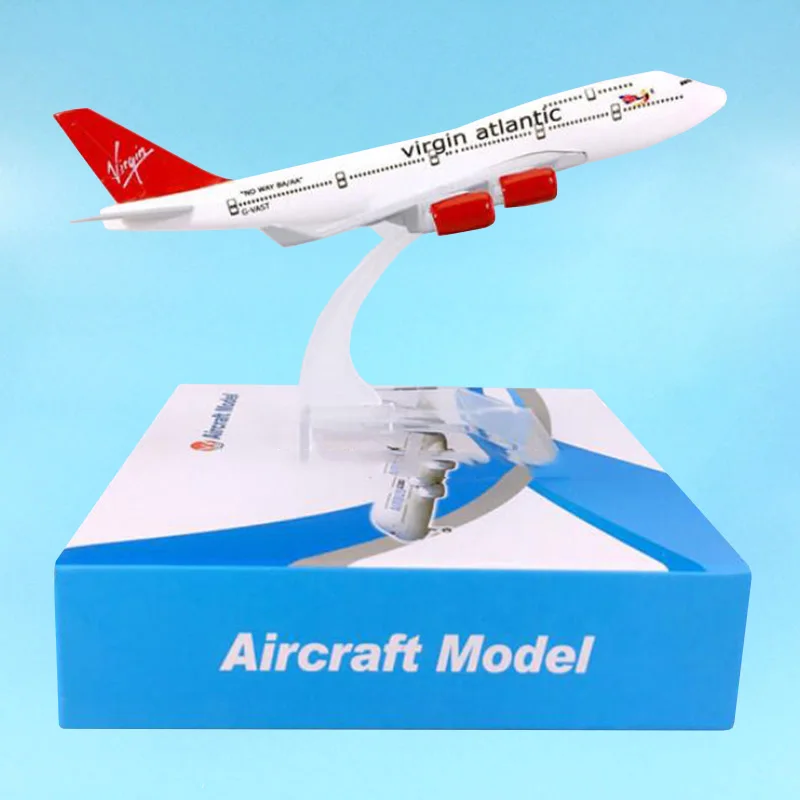 1/400 весы 747 B747-400 самолет модель игрушки British Virgin Atlantic авиакомпаний AirbusResin