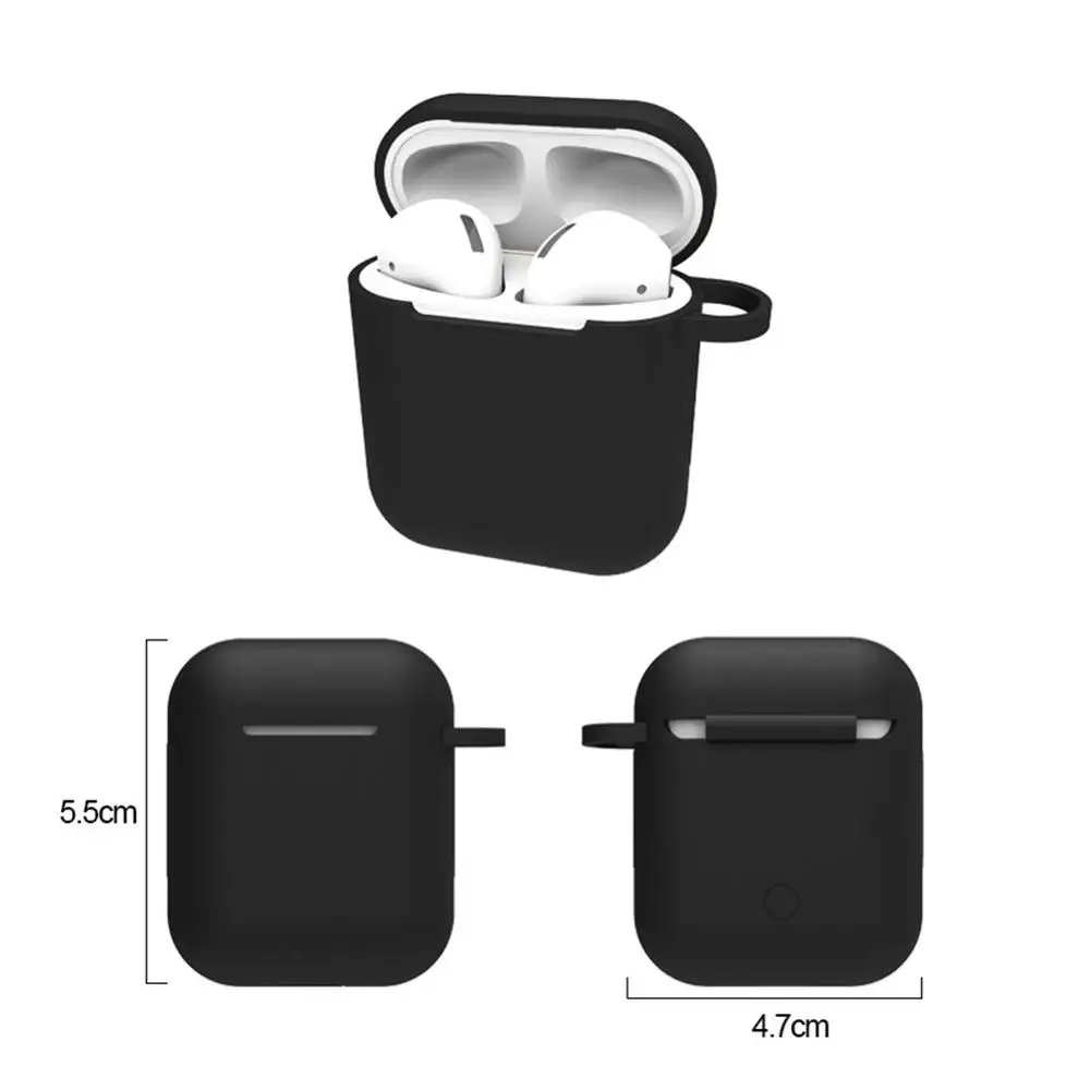 Мини Мягкий силиконовый чехол для Apple Airpods, ударопрочный чехол для Apple, гарнитура для Airpods, ультра тонкий защитный чехол Air Pods