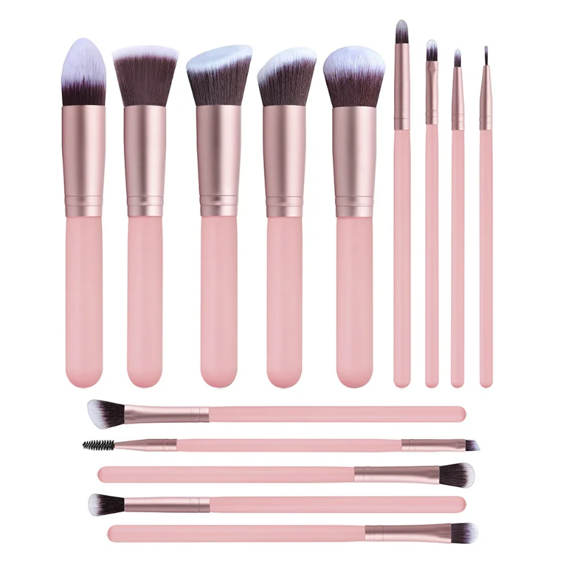 

Explosive 14 Set of Brushes for Makeup Beauty Tools In Stock Foundation Brush Set Set of Makeup Brushes Set