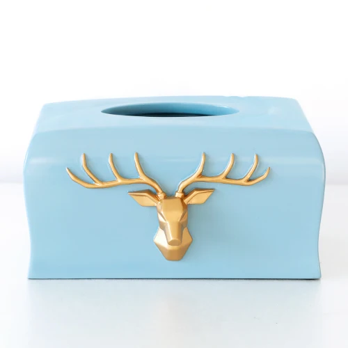 

Resin Tissue Storage Box Home Creative Remote Holder Decoration Paper Cute Storage Box Creative Boite Mouchoir Home Decor BJ50ZC