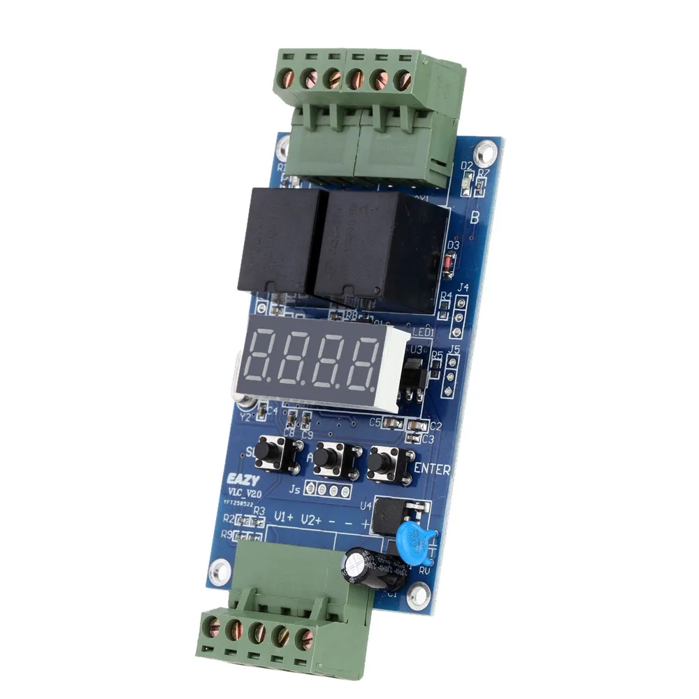 12V Плата PLC реле цикла модуль двойной программируемый таймер задержки Напряжение