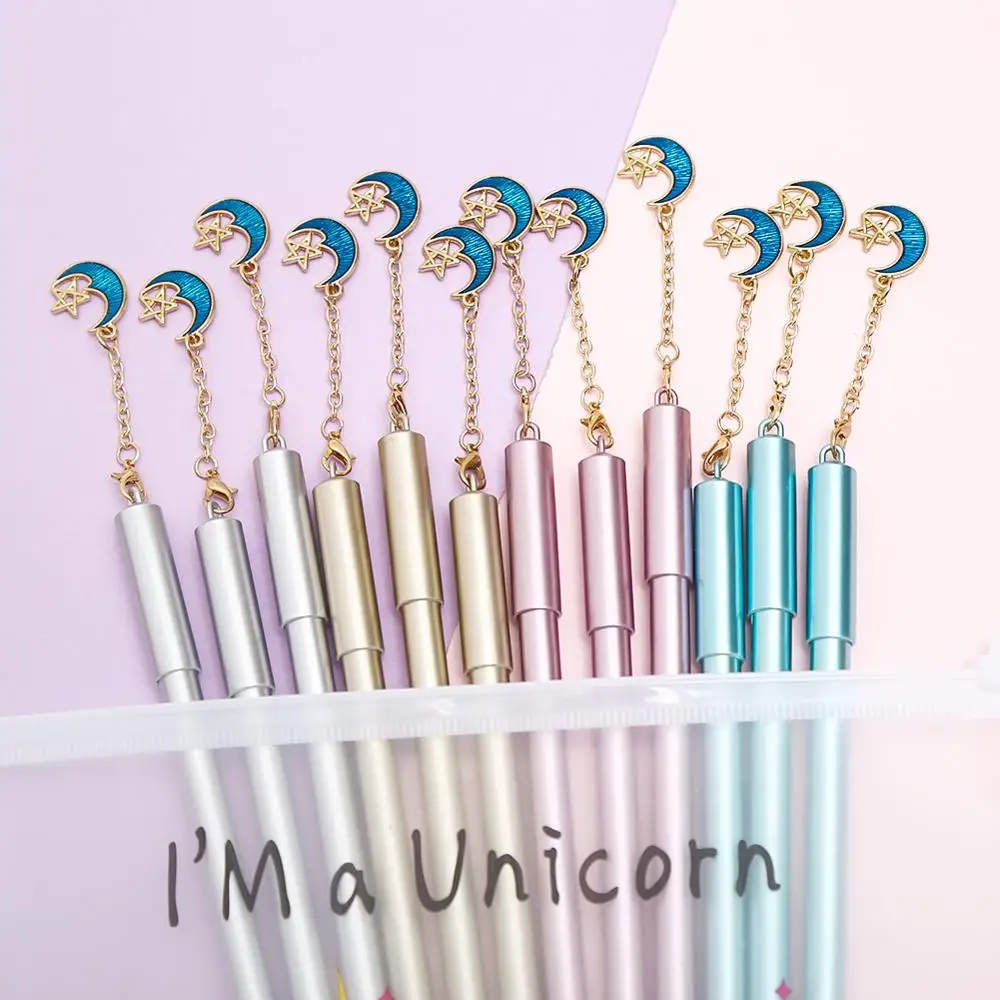 Винтажная Веселая гелевая подвеска с Луной и звездой 12 шт./упак. креативный Ретро