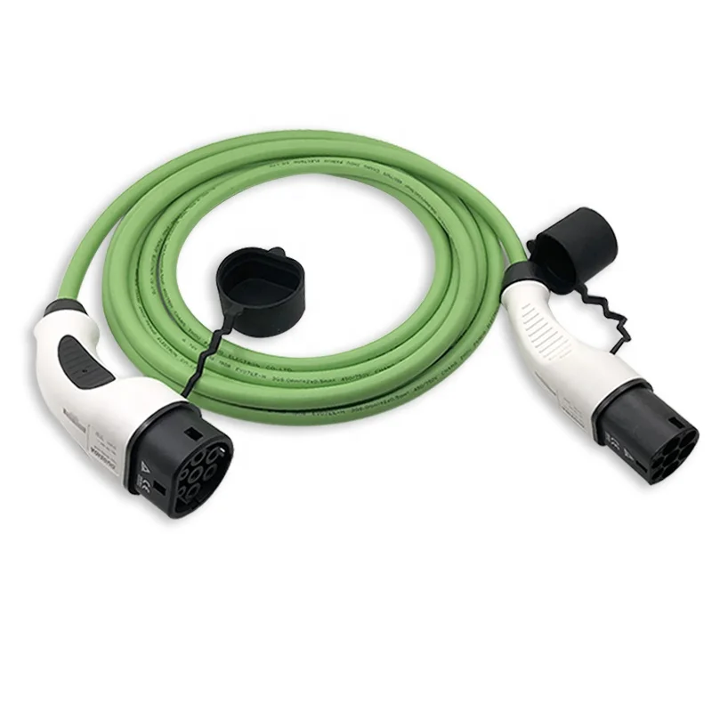 

32A 7,2квт EV кабель для быстрой зарядки типа 2 на тип 2, зарядный Автомобильный Кабель Ladekabel 5 м кабель EV