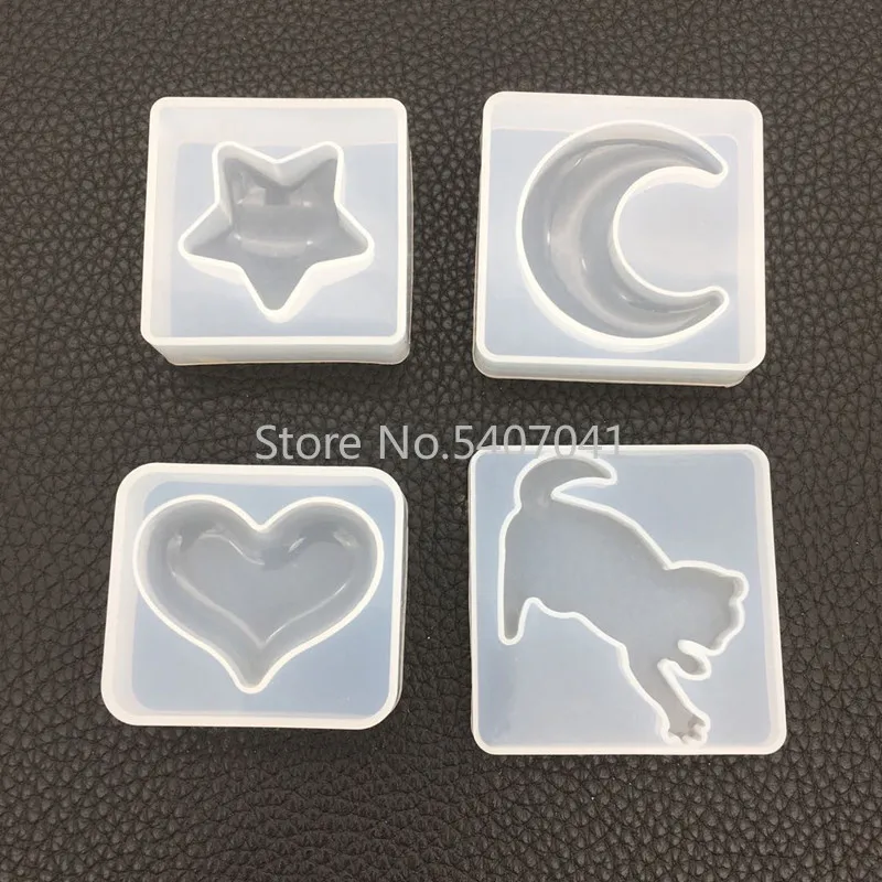 1 шт. силиконовая форма для торта в форме Луны звезды кота сердца|Инструменты и