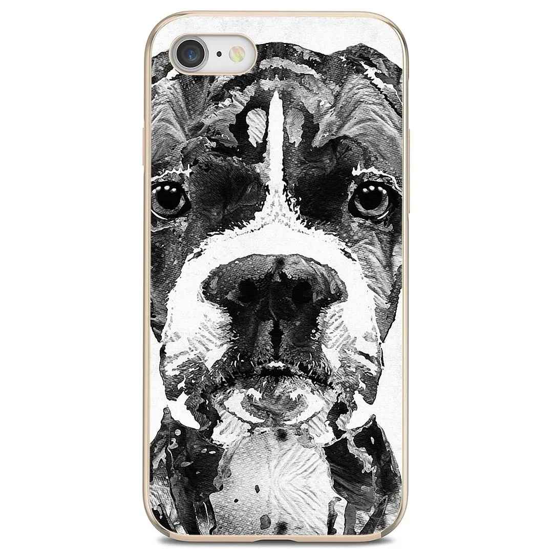 Мягкий чехол boxer-dog-щенок для Samsung Galaxy A12 A31 A41 A51 A71 A20e A21s M30 A10 A30 A40 A50 A60 A70 | Мобильные