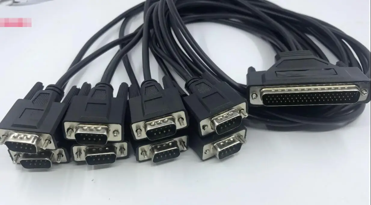 CP-168U Nice Серийный RS232 PCI многопортовая серийная карта от 62pin до 8x9Pin адаптер данных -