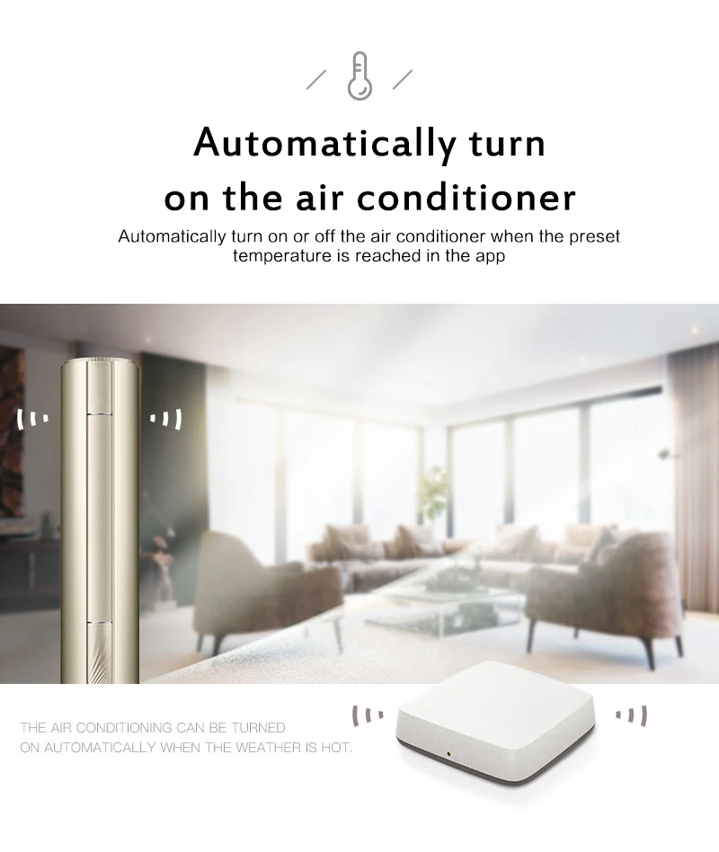 

Tuya Smart ZigBee Wireless Control Temperature And Humidity Sensor Smart Home High Accuracy T&H Sensor Wireless Smart Sensor