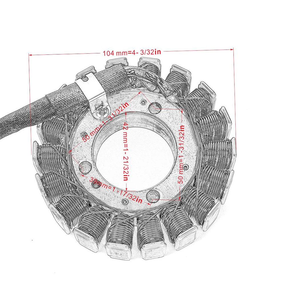Motorcycle Stator Coil for Yamaha FZS1 FZS1000 FAZER 2001-2005 FZS 1000 2001 2002 2003 2004 2005 Ignition Generator Engine | Автомобили и