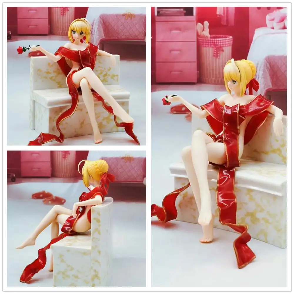 

Anime Fate/Grand Order Nero Claudius Bathrobe Ver. PVC Action Figure Collectible Model Red Saber Sexy Girls Adult Toys Doll Gift