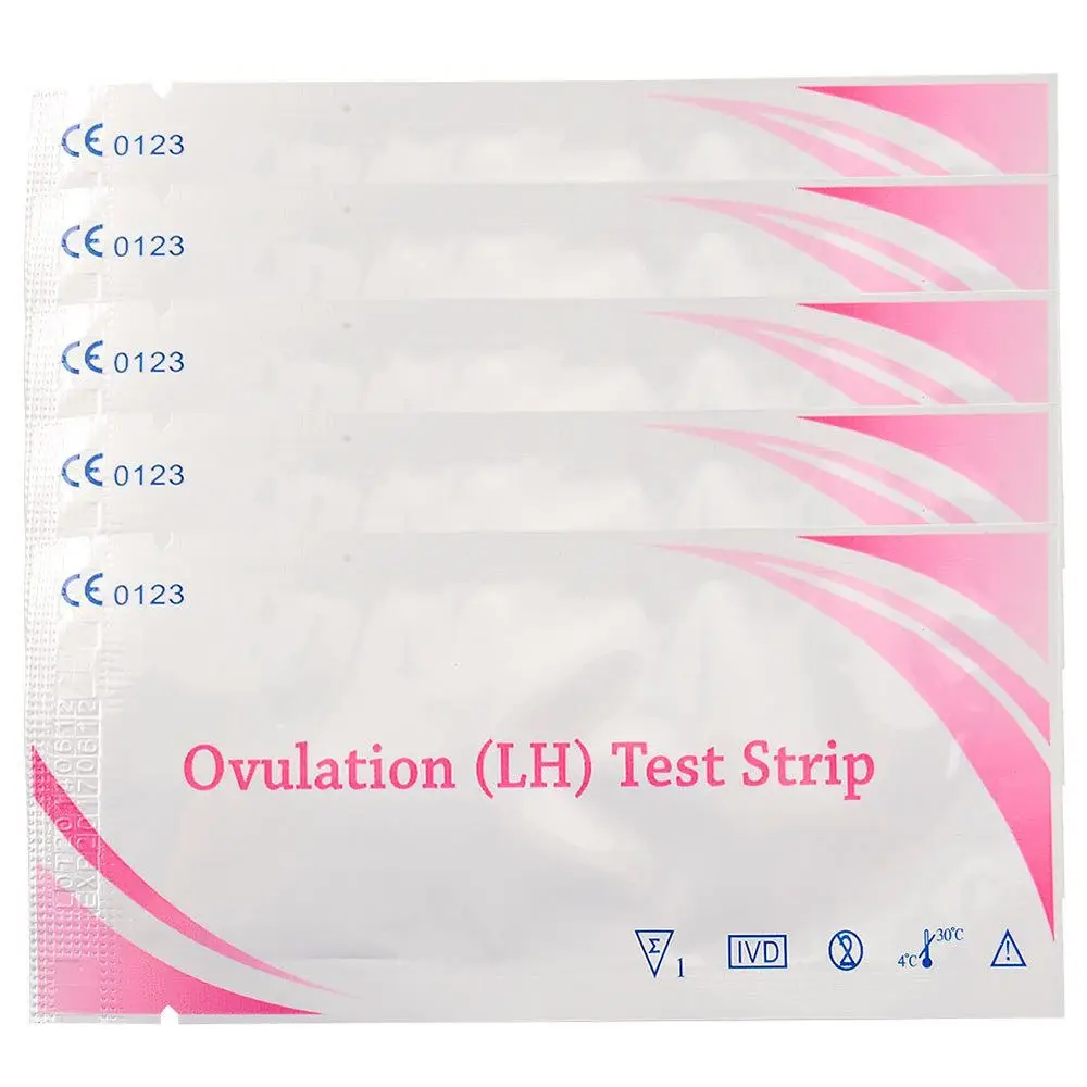 

10pcs Lh Ovulation Early Pregnancy Ph Test Strips Hcg Testing Kits Pregnancy Test Kit Home Women Private Urine Measuring Tools