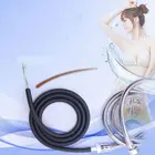 1 комплект, мягкое Силиконовое биде, шланг для анального мытья, насадка на клизму для анального мытья душа, душевая трубка для женщин