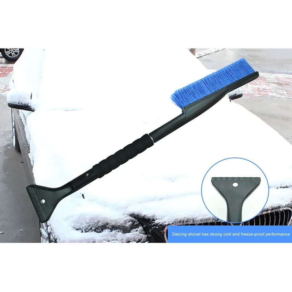 Автомобильный зимний скребок для льда лопата снега 2 в 1 большой 10 дюймов щетка