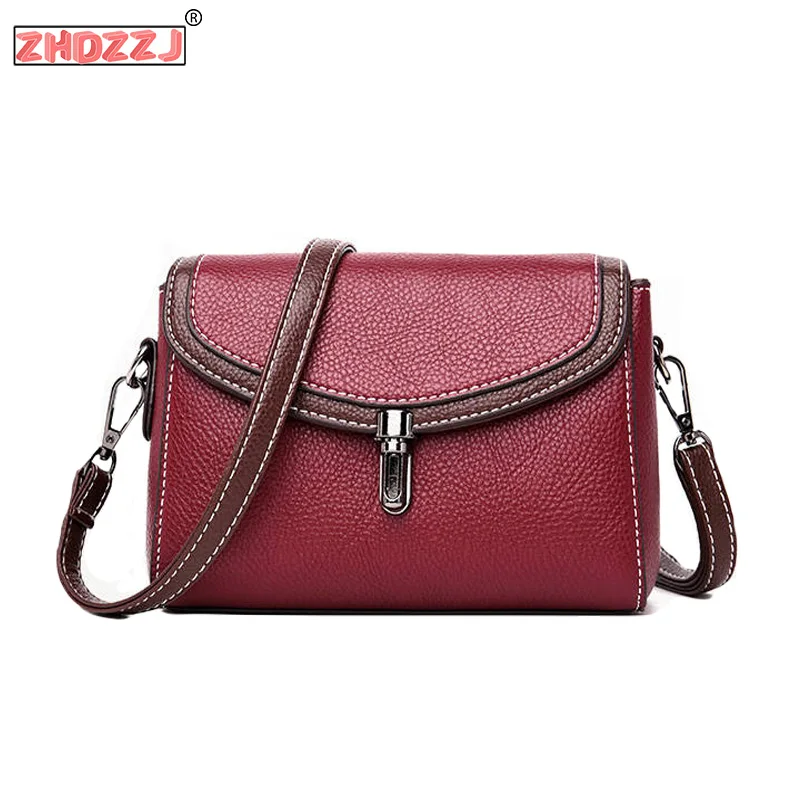 Маленькая модная дамская сумочка с клапаном универсальные мессенджеры через