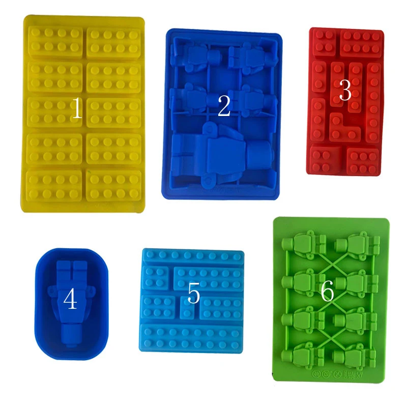 Силиконовая форма для выпечки в форме цветка шоколадное печенье Fondant Mold Робот