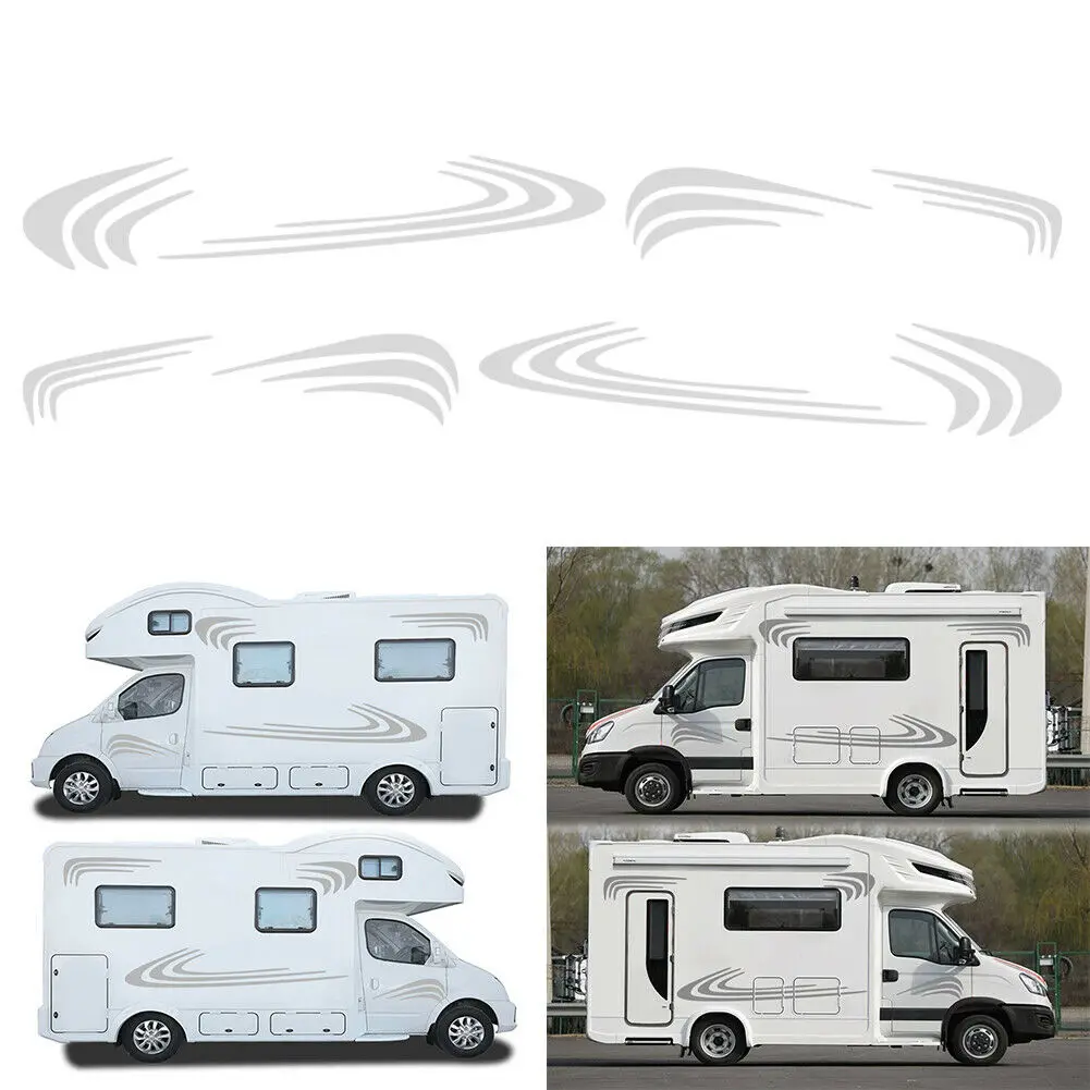 

Camper Car sticker Decoration DIY Motorhome Car Stripes Vinyl Stickers RV