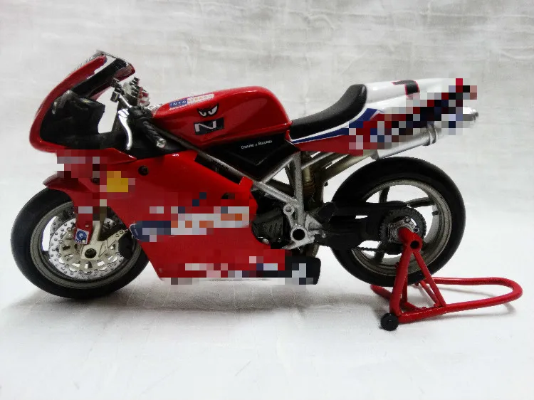 Классическое литье под давлением Металл специальный 1/12 Италия Superbike Настольный дисплей Коллекция Модель игрушки для детей