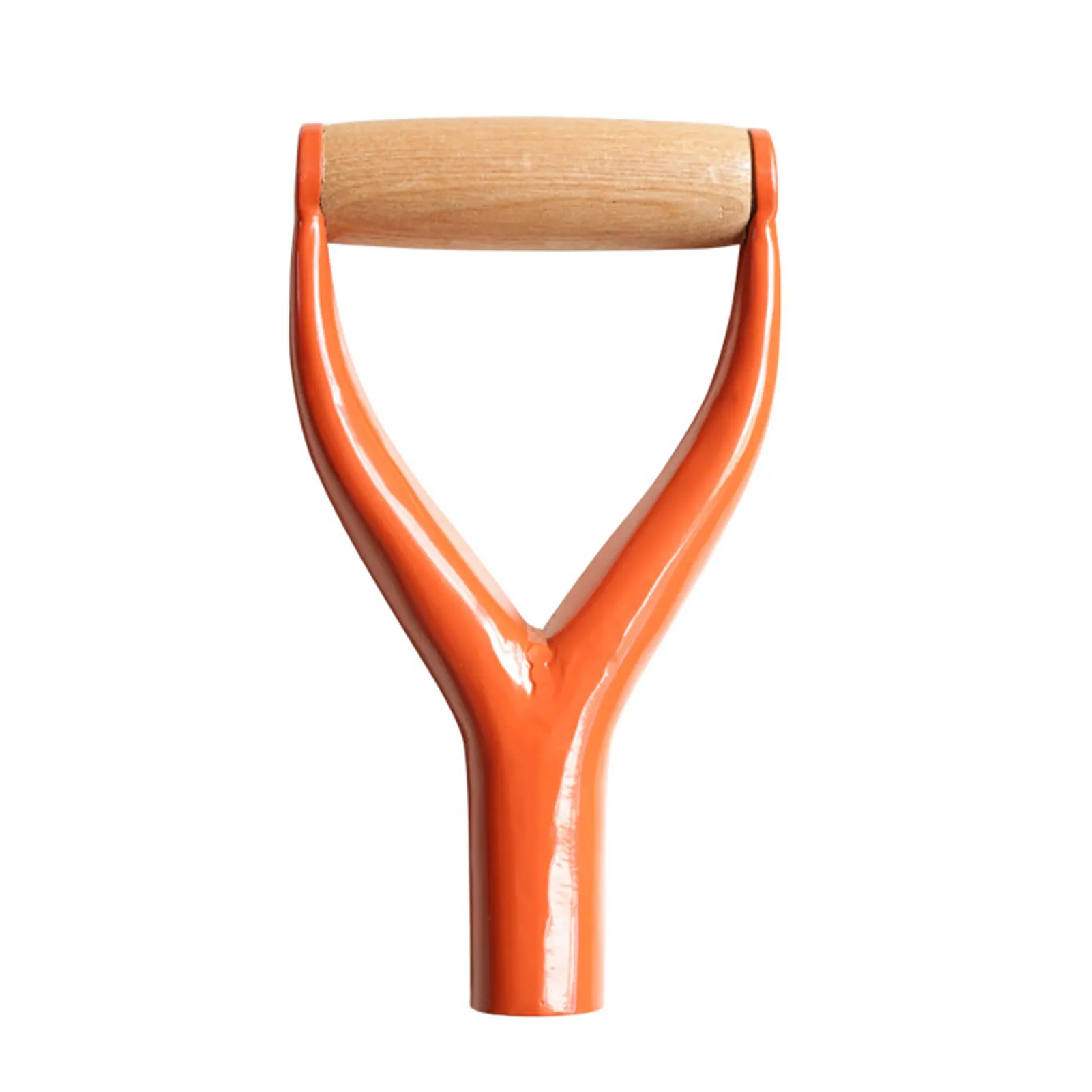 

Raking Portable Multifunctional Reusable Y Grip Replacement Spade Fork Garden Tool Accessories Solid Iron Shovel Handle Home