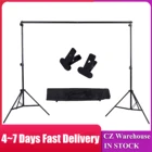 Andoer фото студия фон для фотографий Поддержка Системы регулируемый задний фон комплект перекладин с двумя зажимами для студии 200*300 см