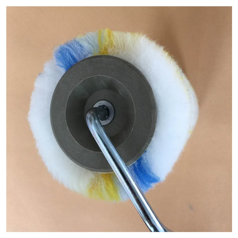 

Wholesale 9 "hot melt wool yellow and blue stripe paint roller paint brush wall paint brush latex paint brush tools