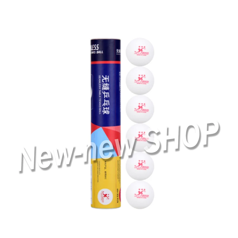 Оригинальные шарики Xushaofa для настольного тенниса 40 + золотые 3 звезды бесшовные