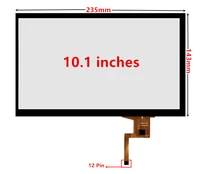 10 1 inch 235mm143mm i2c industry capacitive touch digitizer touch screen panel glass