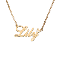 god with love heart personalized character necklace with name lily for best friend jewelry gift