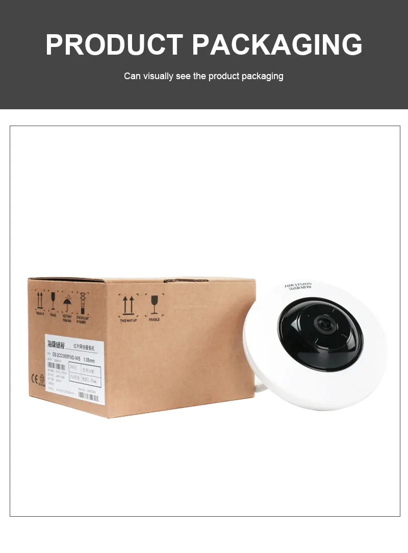 HIKVISION DS-2CD3935FWD-IWS 3MP Fisheye 360 градусов видеонаблюдения IP Камера Поддержка Wi-Fi SD карты PoE ИК P2P мобильное приложение Управление