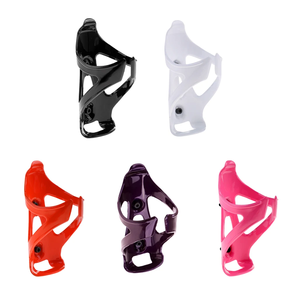 Bicycle Water Bottle Cage Holder Universal Nylon Fibre Black/White/Orange/Purple Black/Pink