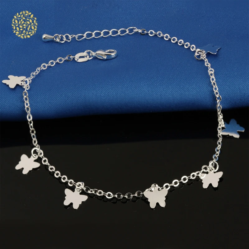 

1Pcs Anklets Chain Jewelry Women Butterfly Shape Ankle Bracelet Trendy Feet Bracelets