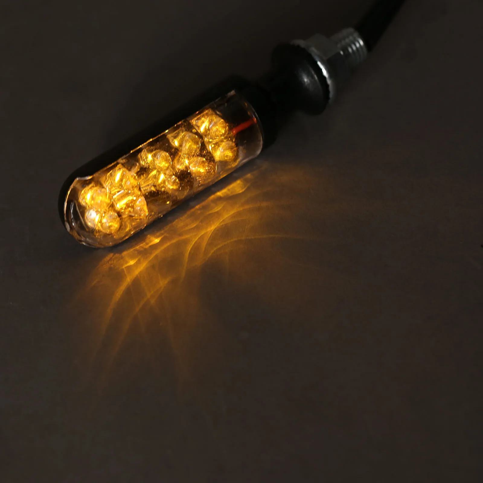 2 предмета в комплекте 12 LED желтый свет индикатор сигнала поворота мотоцикла