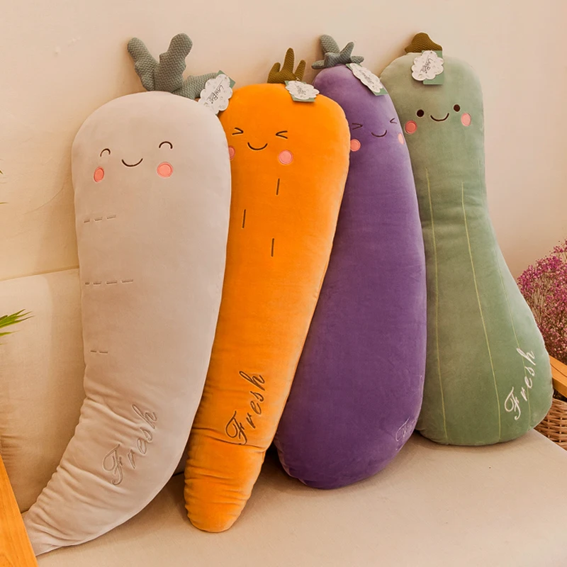 80 см милый мягкий творческий овощи плюшевые игрушки морковь куклы для детей