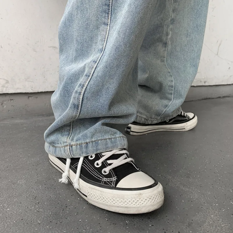 Новинка весна осень 2020 свободные широкие джинсы в японском стиле ретро модные