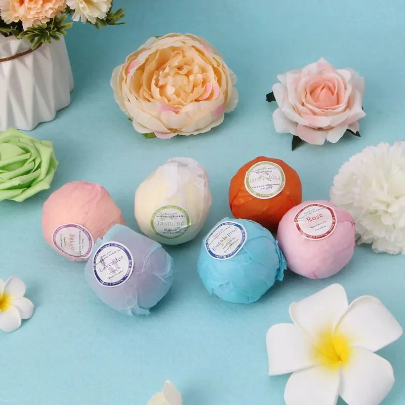 Органические бомбы для ванны Пузырьковые соли эфирное масло ручной работы спа