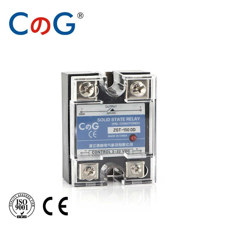 CG SSR-120DD 150 ДД 220 В 380 в 600 В однофазный JGX DC Контроль DC теплоотвод 3-32VDC до 5-220VDC 120A 150A DD твердотельное реле - Габаритные размеры: 150A 600V