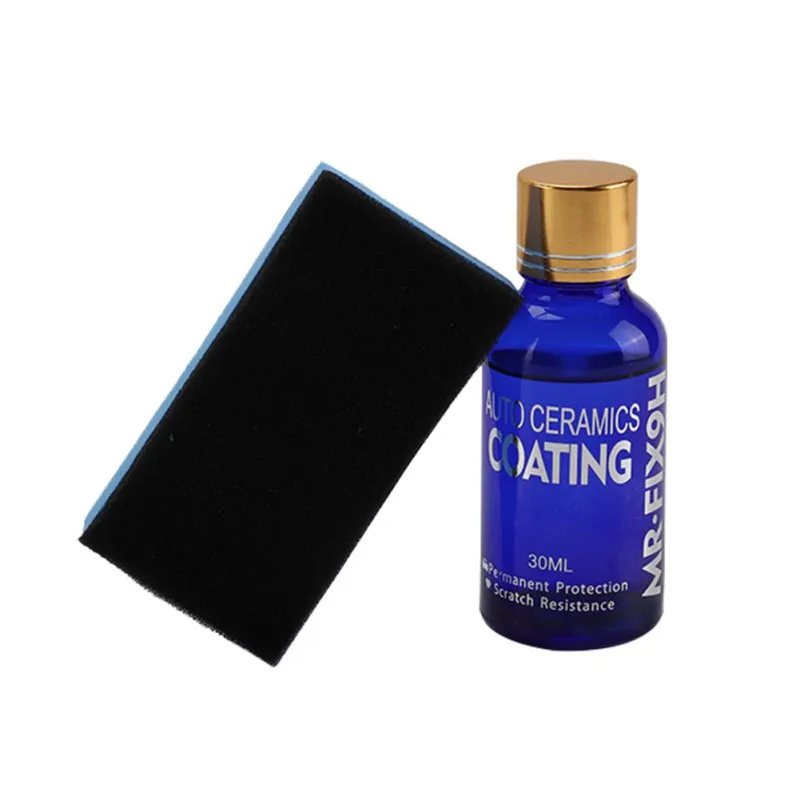 Керамическое покрытие для автомобиля жидкое гидрофобное стеклянное 30 мл 9H